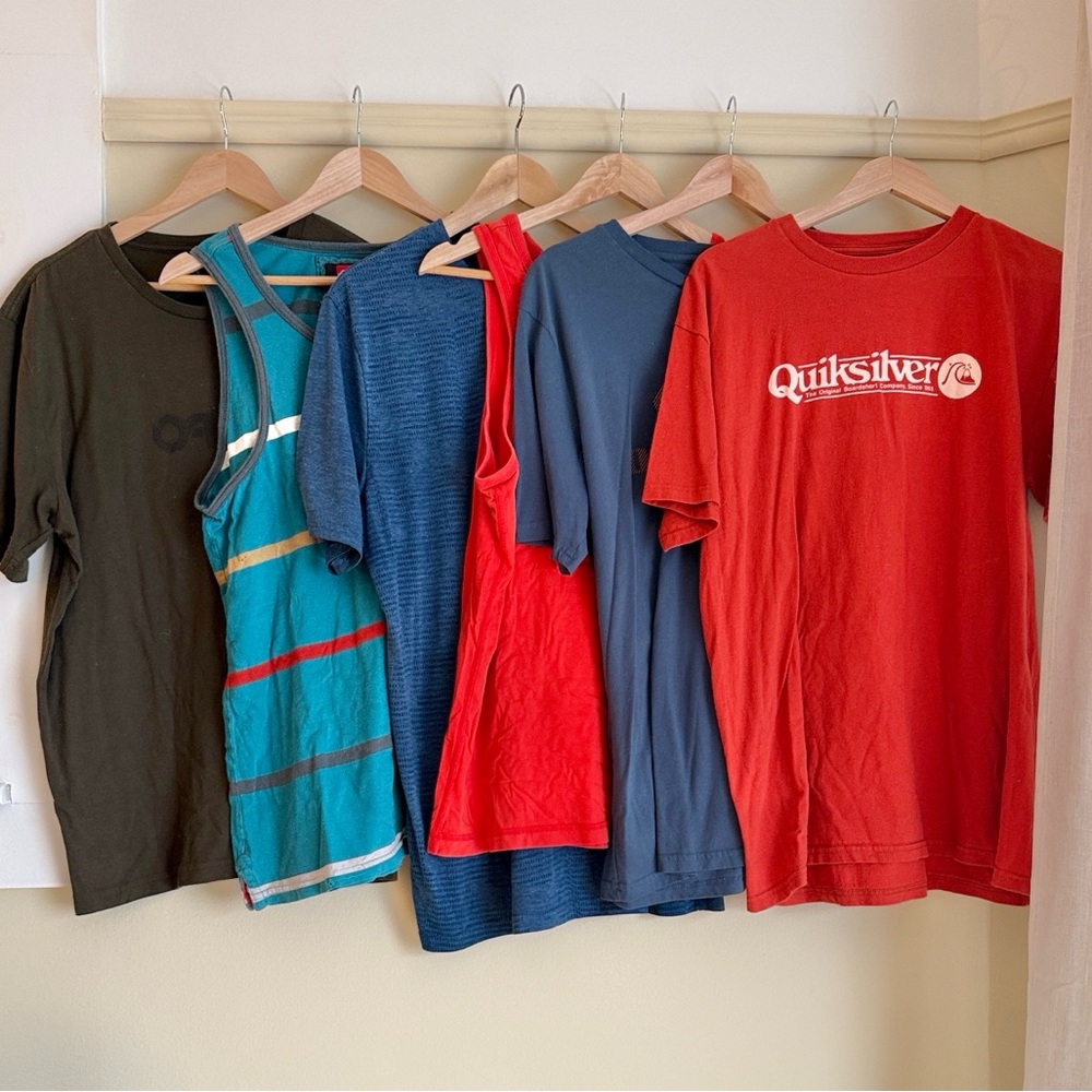 Set of 6 Men’s Surf Skate brands Assorted Tees